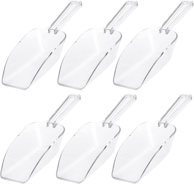 Ice Scoop Candy Buffet Containers Scoopers, Hmxpls Clear Plastic Scoop by Hmxpls