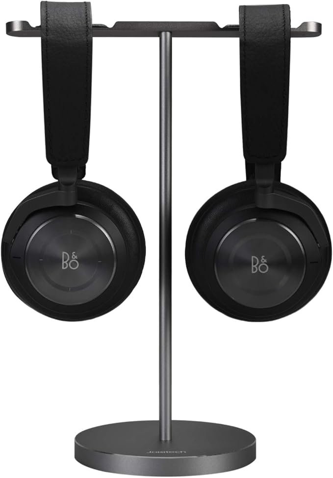 Double Headphones Stand, Aluminum Alloy Desk 3 Headsets Holder Supporting - Image 2