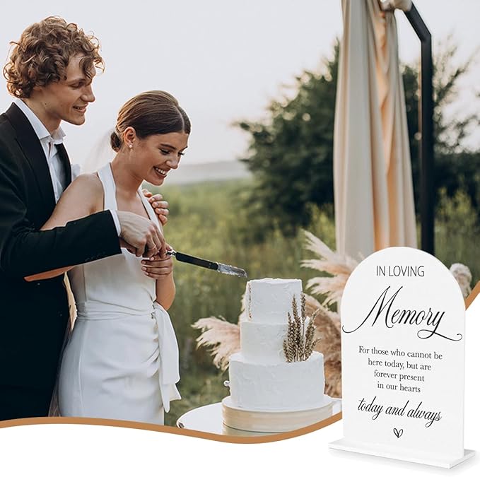 In Loving Memory Wedding Sign, In Memory Wedding Sign - Image 5