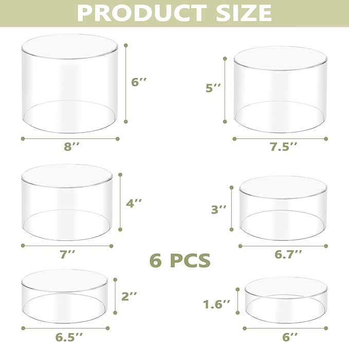 6Pcs Buffet Risers, Food Risers - Image 3