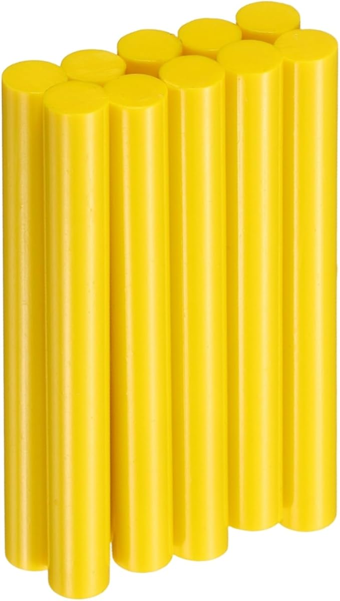 HARFINGTON 10pcs Hot Glue Sticks 0.43" Dia x 3.94" Long EVA Mini Hot Melt by HARFINGTON