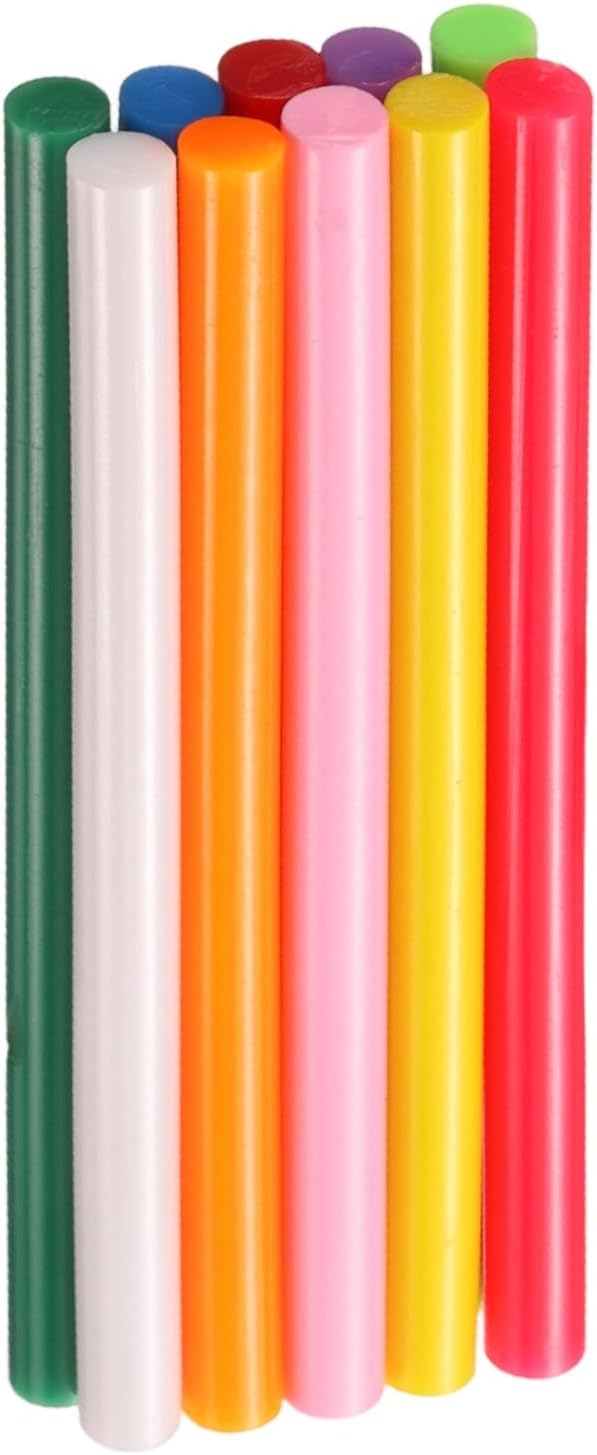 HARFINGTON 10pcs Hot Glue Sticks 0.28" Dia x 3.94" Long EVA Mini Hot Melt by HARFINGTON