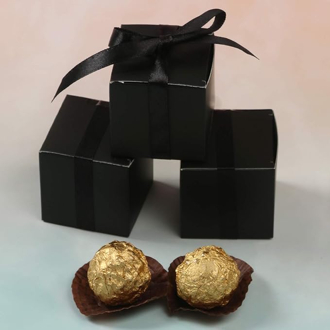 COTOPHER 100pcs Small Gift Boxes, Favor Boxes 2x2x2 inches Paper Gift Boxes - Image 5