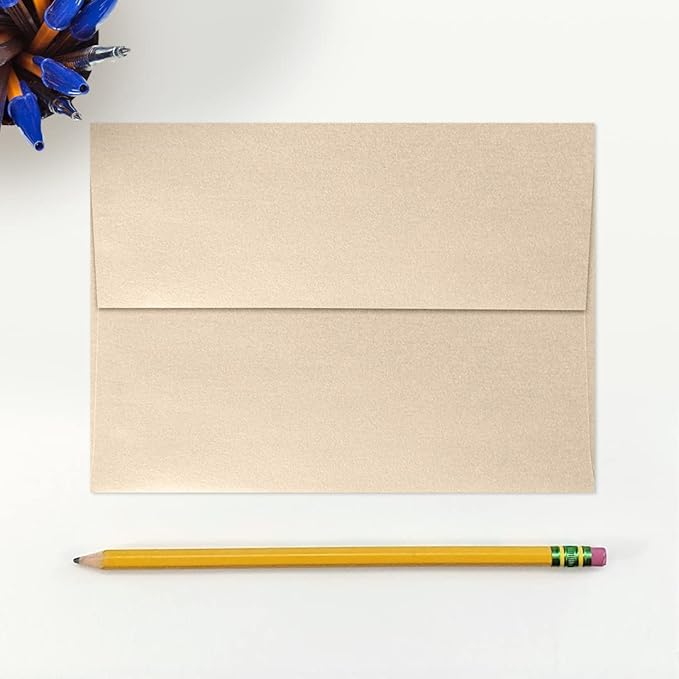 LUXPaper A7 Invitation Envelopes | Peel & Press | 5 1/4" x 7 1/4" | Taupe - Image 4