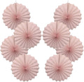 Pink Birthday Decorations, DIY Pink Paper Fans Hanging Decoration, Party by BARTHEW