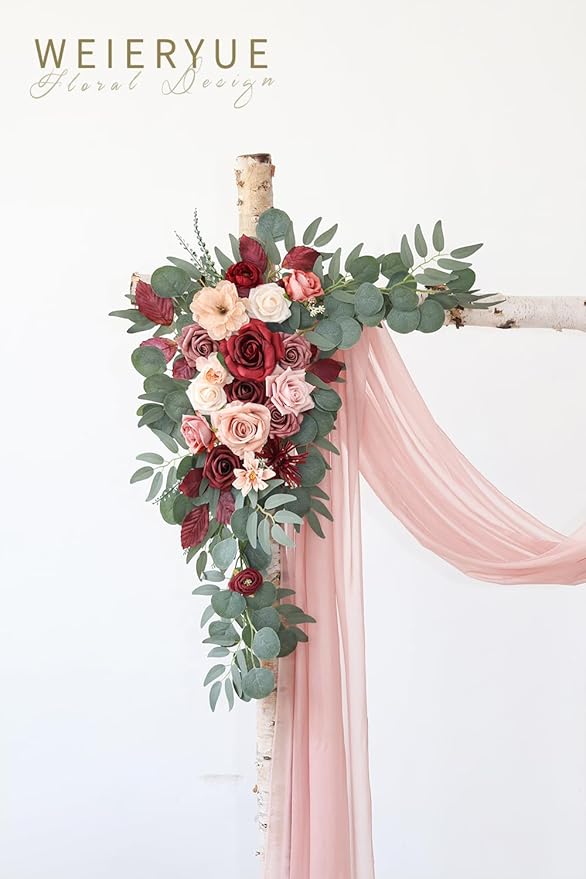 Artificial Wedding Arch Flowers Kit - Image 3