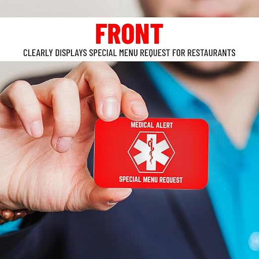 Bariatric Card for Restaurants, Special Menu Request Card, Portion Control - Image 6