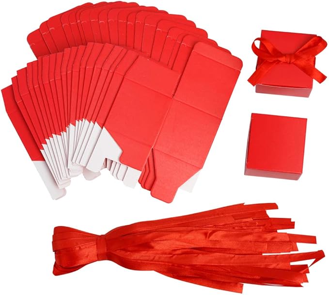AWELL Red Gift Candy Box Bulk 2x2x2 inches - Image 5