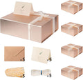 LIFELUM 5 Pack Gift Boxes 13.85 x 8.35 x 4.45 inch Large Gift Boxes by LIFELUM