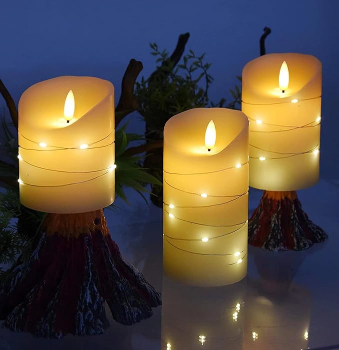 DANIP White LED flameless Candle - Image 2
