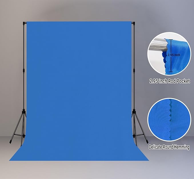 5x7FT Royal Blue Screen Backdrop - Image 2