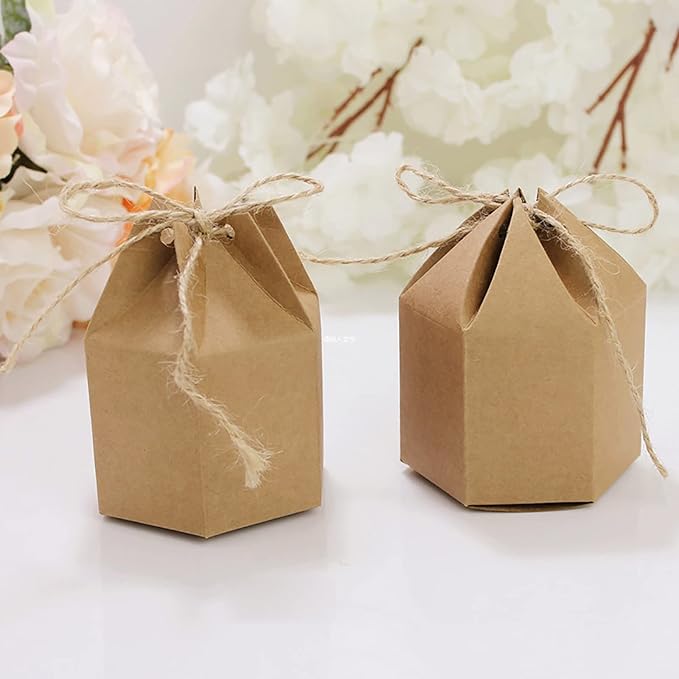 Zontween 50 Pack Hexagon Paper Box - Image 5