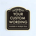 Custom Decorative Outdoor Metal Sign by SpeedyOrders