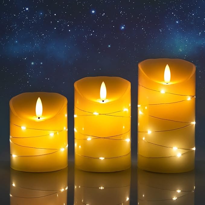 DANIP Ivory LED flameless Candle, - Image 2