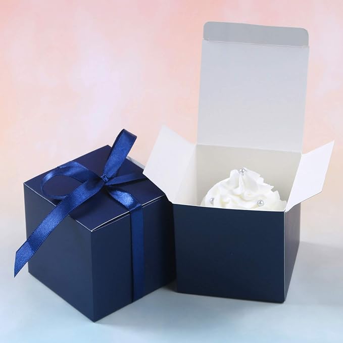 COTOPHER 60pcs Small Gift Boxes, Favor Boxes 2x2x2 inches Paper Gift Boxes - Image 4