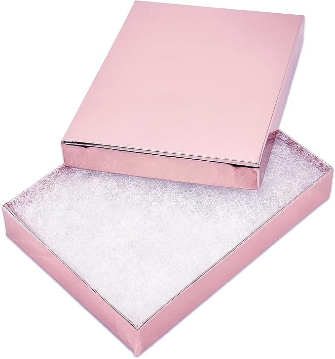 TheDisplayGuys - 25-Pack #53 Kraft Paper Cardboard Gift Boxes/Jewelry Cases w. by TheDisplayGuys