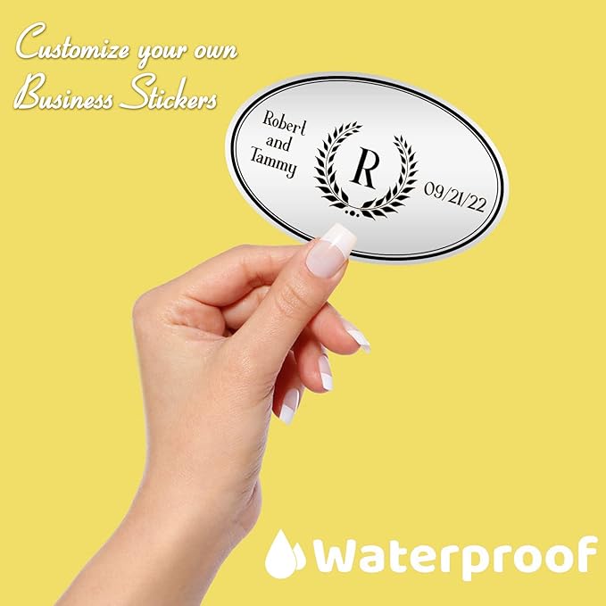 Custom Logo Stickers for Business, Personalised Logo Labels - Image 4
