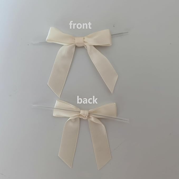 50pcs 2-1/2" Mini Satin Ribbon Bows - Image 4