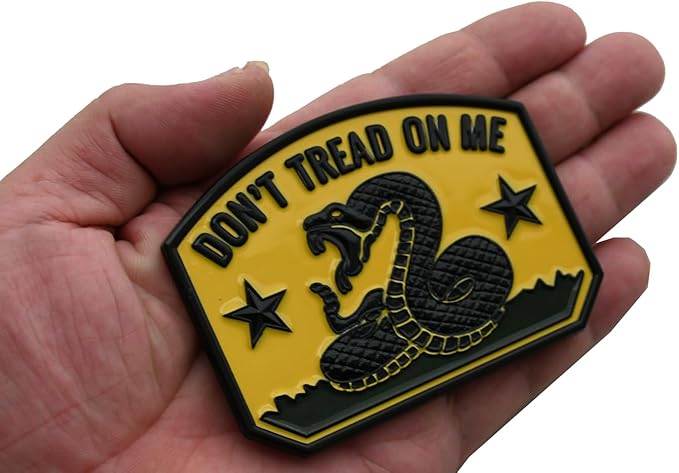 1x Gadsden Flag Rattlesnake Car Emblem 3D Decal Sticker - Image 4