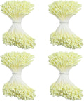HAHIYO 700Pcs 2mm LightYellow Matte Double Head Flower Stamen Pistil by HAHIYO