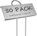 50-Pack Metal Plant Labels Weatherproof Garden Markers, Height 10.6'', Label by STARTOSTAR