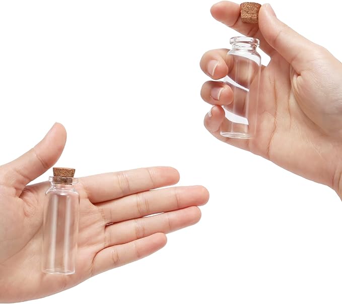 50 Pcs 20ml Mini Glass Bottles - Image 4