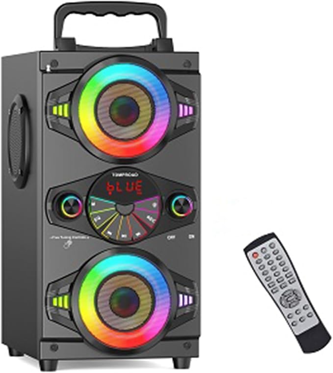 Portable Bluetooth Speakers 60W Big Powerful Wireless Loud Stereo Bass Sound by TOMPROAD