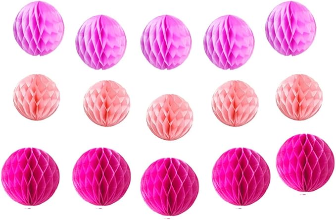 15pcs Honeycomb Decorations by Yangeey