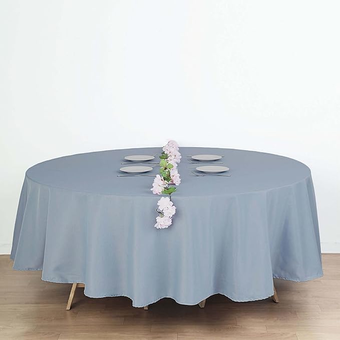 Efavormart Round Tablecloth, 108 Inch Stain & Wrinkle Resistant Washable Table by efavormart