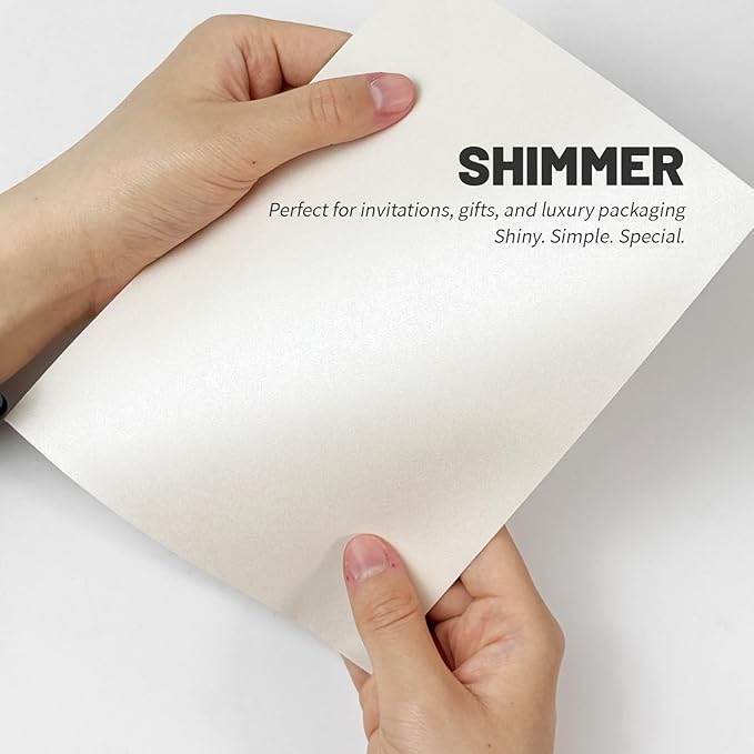 50 PCS Pearl Ivory A7 Envelopes - Image 4