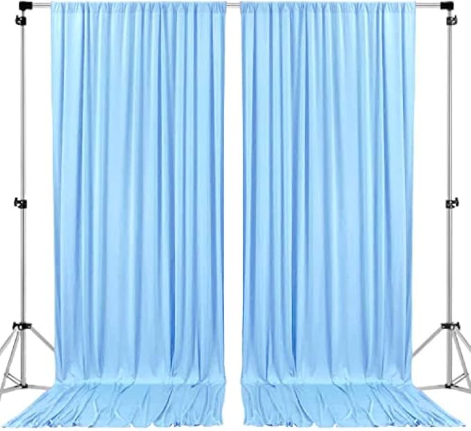 AK TRADING CO. 10 feet x 10 feet Polyester Backdrop Drapes Curtains Panels by Fabrics%7CEventDecor%7CCrafts%7CUpholsteryFoam