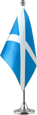 GentleGirl.USA Scotland Table Flags, Stick Small Mini Scot Flag Office Desk by GentleGirl