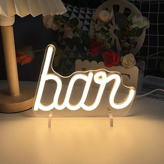 Bar Table Number Neon Sign Desk Lamp Night Light Wedding Letter LED Neon Sign by ZPLNOSIN