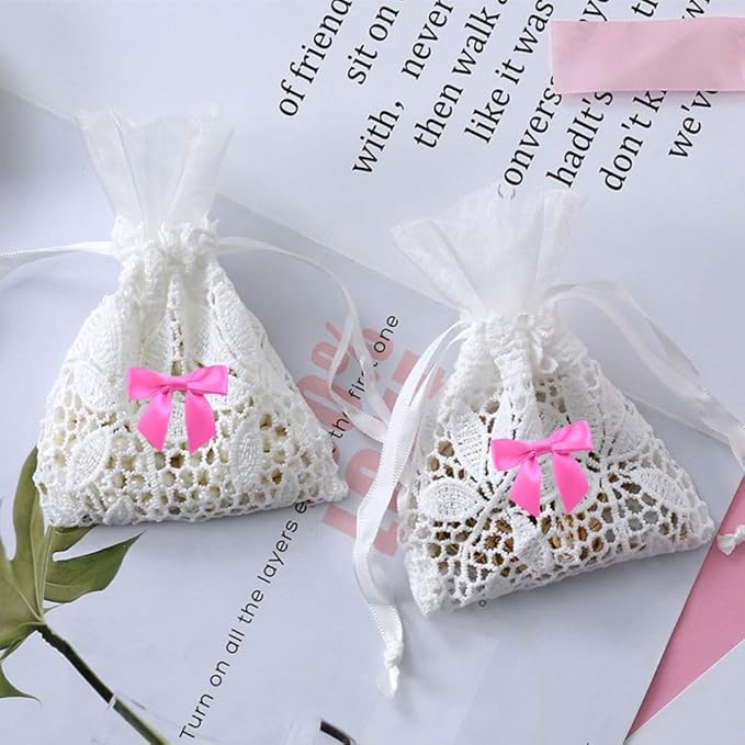 2.5" Hgzgch Pink Satin Ribbon Bow - Image 4