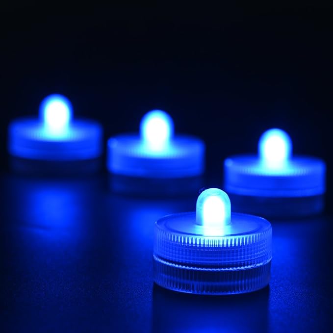 Halloween Lights Submersible LED Lights cr2032 Battery Powered Underwater - Image 2