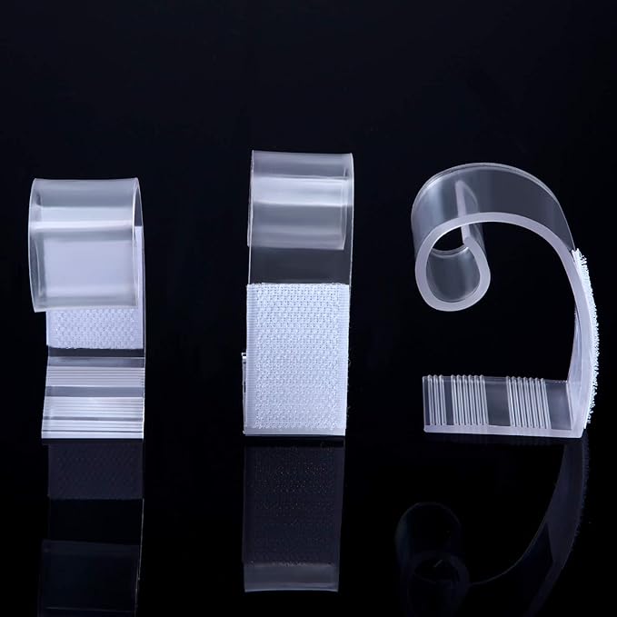Boao 25 Pieces Table Skirting Clips SMC Model Plastic Tablecloth Clips - Image 5