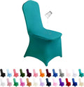 SUPERO Waterproof Spandex Chair Cover 25PCS, Stretch Dining Chair Covers by SuperO