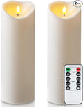 Amagic 4” x 12” Large Waterproof Outdoor Flameless Candles, Battery Operated by AMAGIC