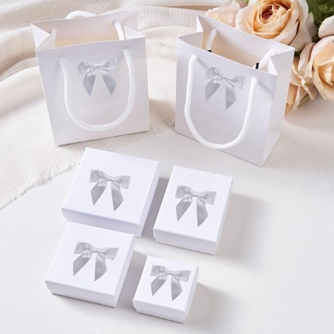 2.5" Hgzgch White Satin Ribbon Bow - Image 9