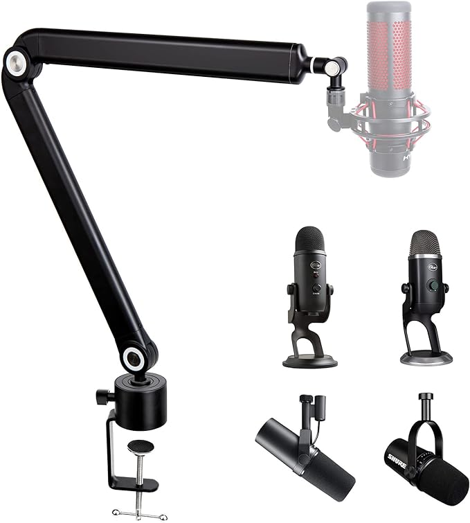 SUNMON Mic Stand Boom Arm by sunmon