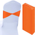 Kinlop 50 Pcs Spandex Chair Sashes Bows Chair Bands Slider Sashes by Kinlop