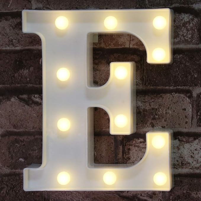 Pooqla LED Marquee Letter Lights Sign, Light Up Alphabet Letter - Image 8