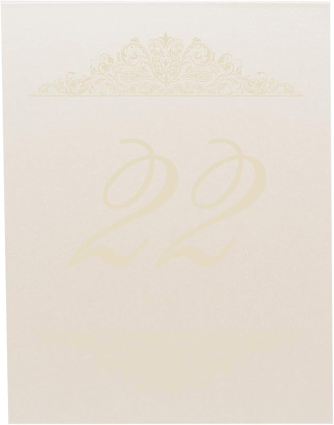 Paisley Wedding Table Numbers, Double Sided, Tent or Use in a Stand - Image 4