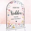 Wedding Sign，For The Kiddos Wedding Sign, Weddings Supplies 5x7 Inch, Kids by Unknown