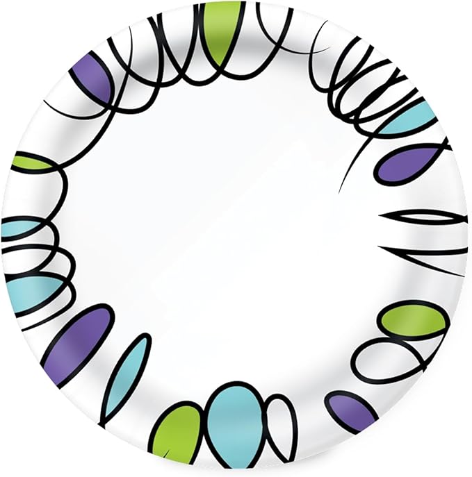 Amazon Basics Ultra Paper Plates, 8.62 Inch, Disposable - Image 2