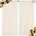 ShiDianYi Sequin Backdrop Ivory 2 Panels 4FTx10FT Backdrop by ShiDianYi