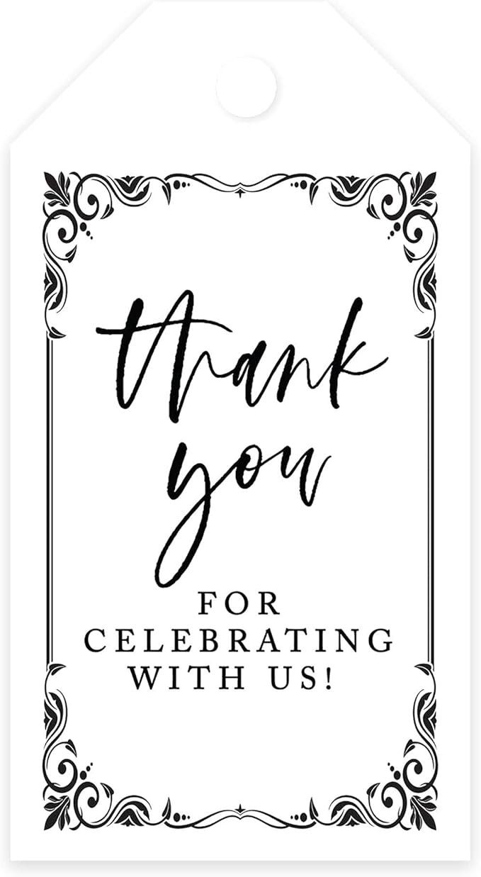 Andaz Press 100-Pack Thank You for Celebrating by AndazPress