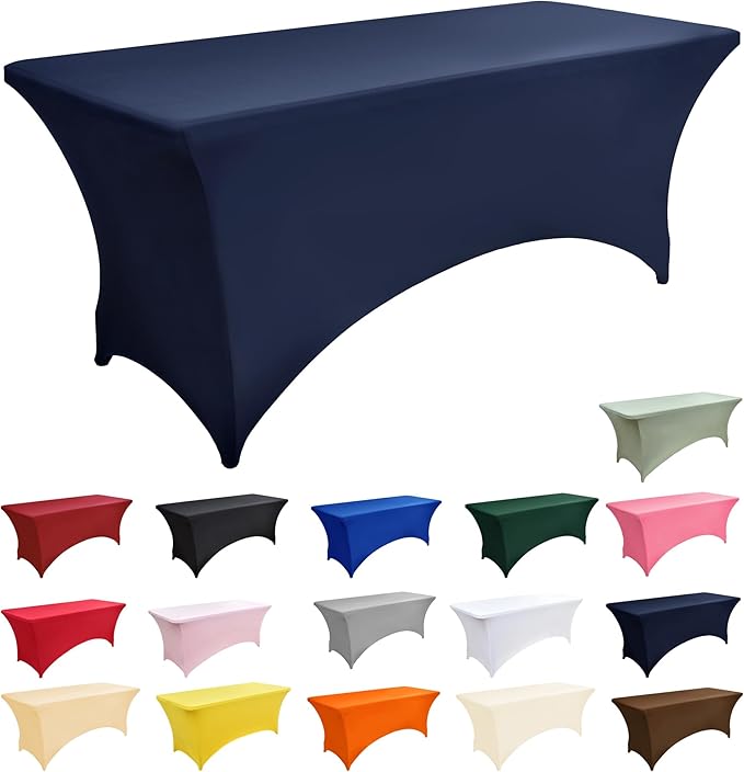 2-Pack 4ft Spandex Table Covers - Image 3