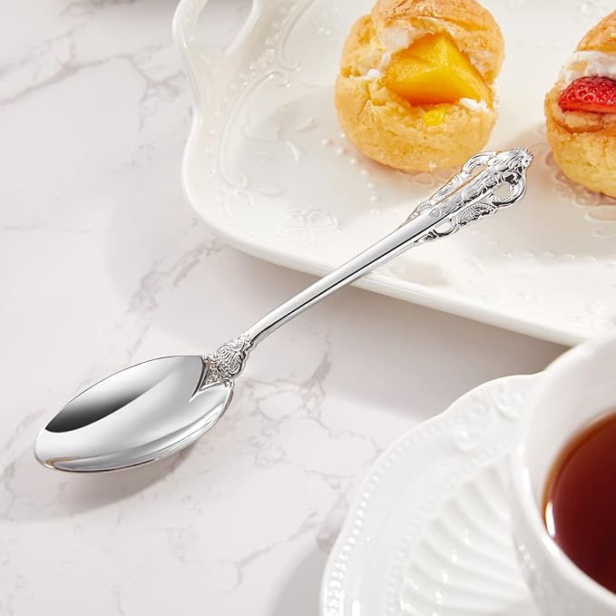KEAWELL Luxury 6.3" Teaspoons, 18/10 Stainless Steel, Gorgeous Small Spoons - Image 7