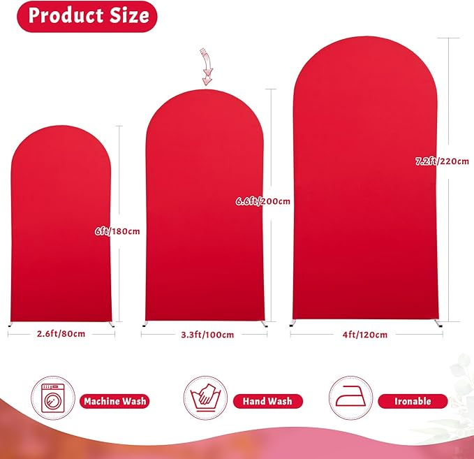 6.6FT Red Arch Cover - Image 3